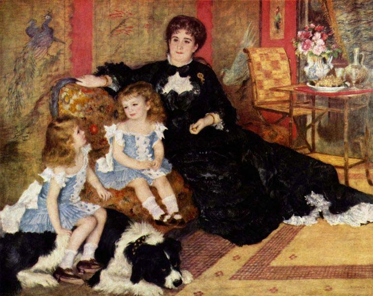 Pierre-Auguste Renoir Mme. Charpentier and her children